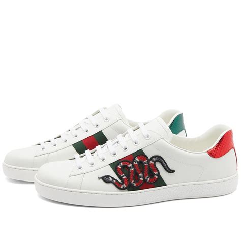 gucci sneakers heren zwart|gucci snake sneakers women's.